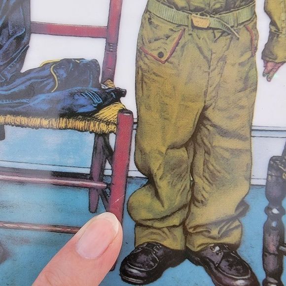 Norman Rockwell Boy Scout Plate "Can`t Wait" 1981 First Addition #7946 of 10,000 - Picture 4 of 7